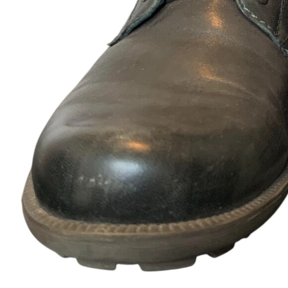 Rockport Cobb Hill Collection Boots Womens 7.5 Green Leather Army Combat Chukka - Picture 12 of 14